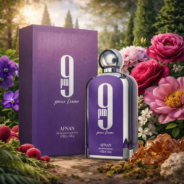 9 PM POUR FEMME AFNAN Women | Oriental • Floral – Sanctum Noire